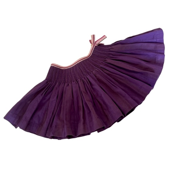 Vintage Baby GAP Smocked Skirt Purple Pink 12-18 Months Girls - Picture 3 of 7